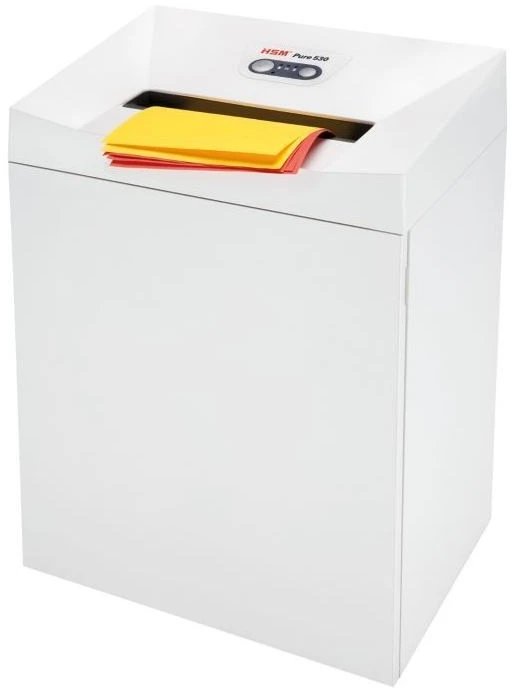 HSM 2353111 HSM Pure 530 - skersinis pjūvis 4,5x30 mm/ 14-16 lapų 80 g/ 80 l šiukšliadėžė/ P-4
