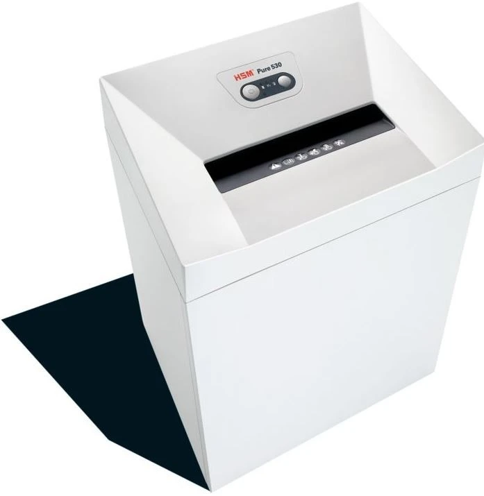HSM 2353111 HSM Pure 530 - skersinis pjūvis 4,5x30 mm/ 14-16 lapų 80 g/ 80 l šiukšliadėžė/ P-4
