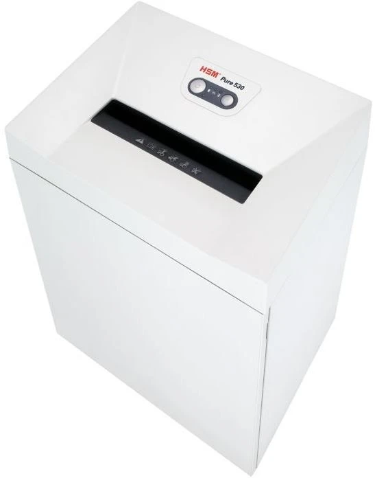HSM 2353111 HSM Pure 530 - skersinis pjūvis 4,5x30 mm/ 14-16 lapų 80 g/ 80 l šiukšliadėžė/ P-4