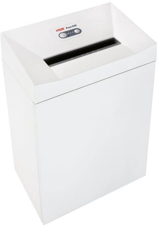 HSM 2353111 HSM Pure 530 - skersinis pjūvis 4,5x30 mm/ 14-16 lapų 80 g/ 80 l šiukšliadėžė/ P-4