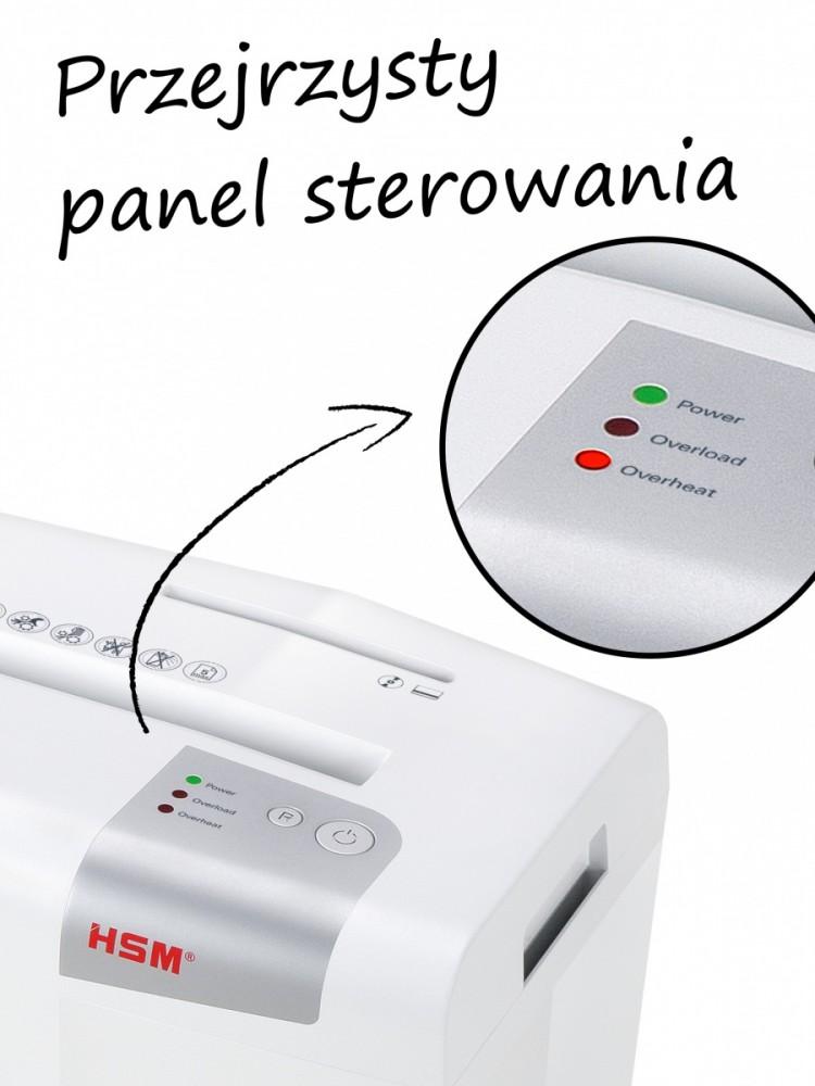 HSM 1043121 HSM „Shredstar X5“ – kryžminio kirpimo, 4,0 x 35 mm / 5 lapai, 80 g / 18 l talpos / P-4