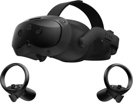 HTC Vive Focus Vision akiniai virtualiai realybei, 2×2448×2448px, 5K raiška, 90Hz, garsiakalbis, Wi-Fi, Bluetooth, USB-C,