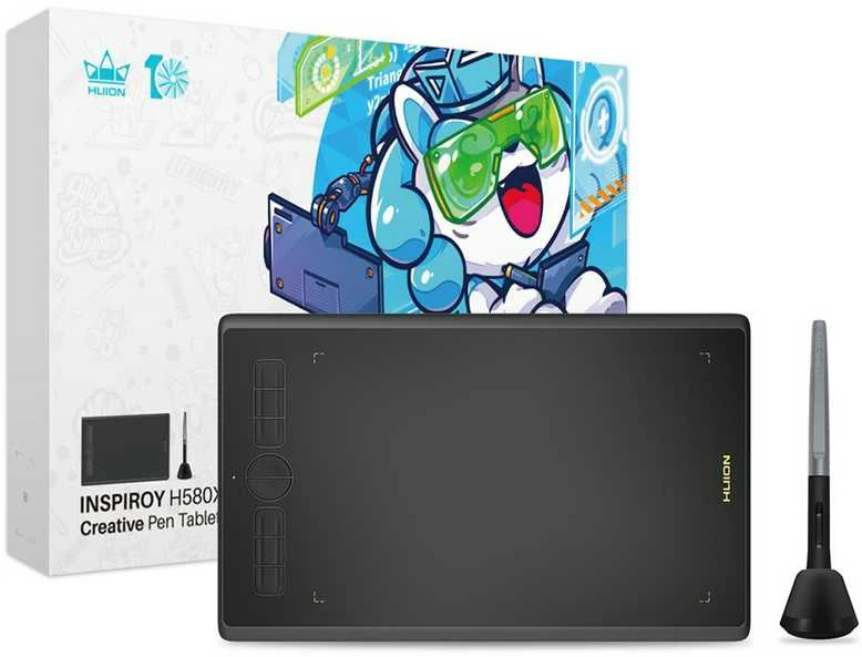 Huion h580x grafinis planšetinis kompiuteris
