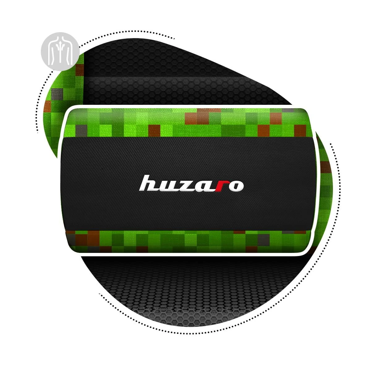 Žaidimų kėdė vaikams Huzaro Ranger 6.0, Juodos/Žalios spalvos