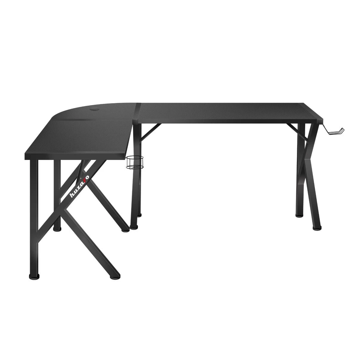 Kampinis žaidimų stalas Huzaro Hero 6.3, Juodas
