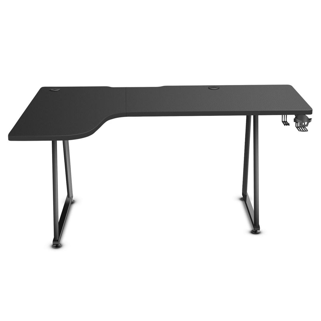 Kampinis žaidimų stalas Huzaro Hero 7.7 Gaming Desk, Juodas