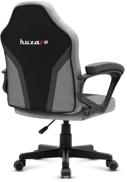 Žaidimų kėdė vaikams Huzaro Ranger 1.0, Juodos/Pilkos spalvos