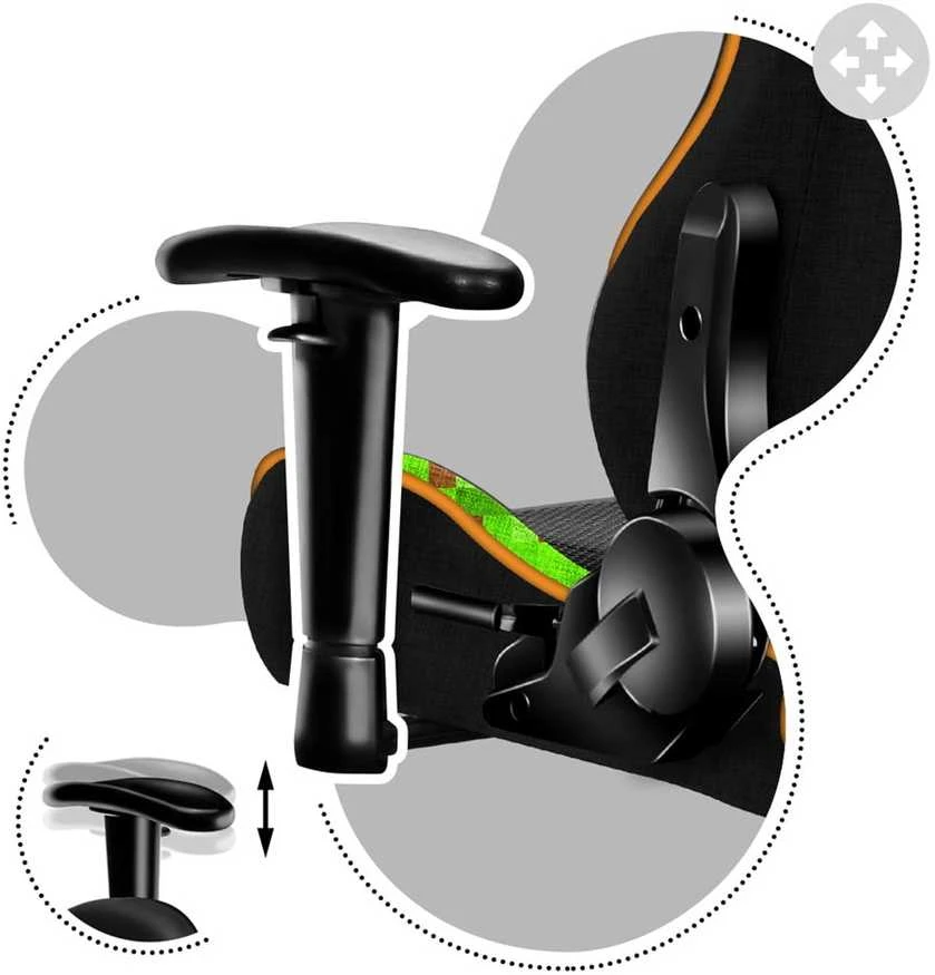 Huzaro Žaidimų kėdė dla dziecka hz-ranger 6.0 pixel mesh