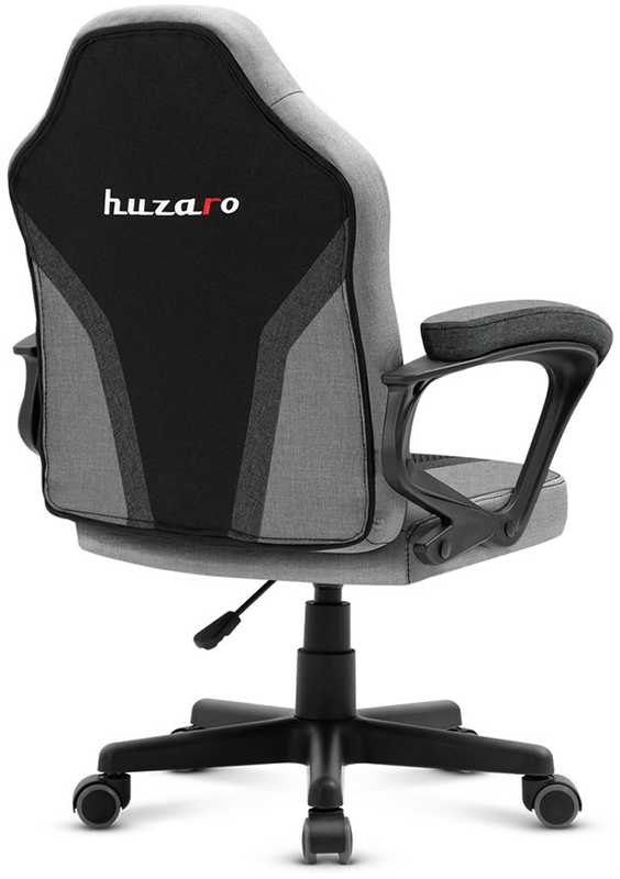 Žaidimų kėdė vaikams Huzaro Ranger 1.0, Juodos/Pilkos spalvos