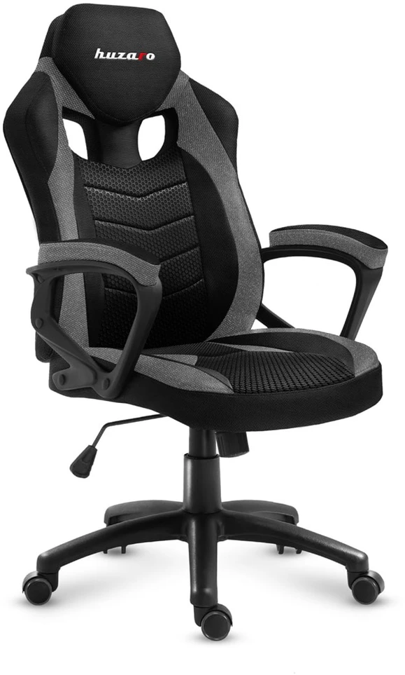 Žaidimų kėdė Huzaro Force 2.5 Mesh, Pilkos spalvos