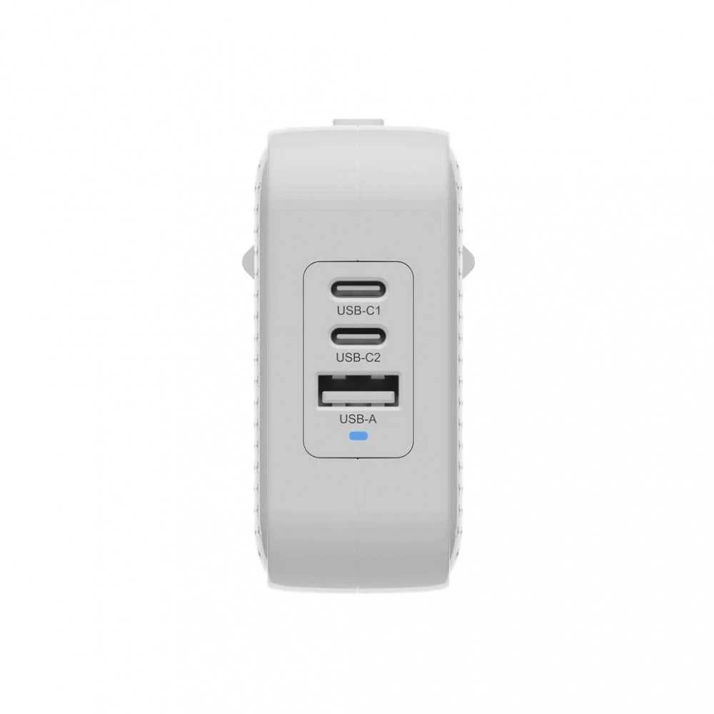 Targus „Hyper HyperJuice“ 70 W USB-C GaN kelioninis įkroviklis, „Baltas“ | HJ1003WHWWGL