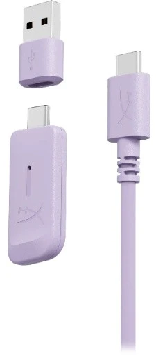 HyperX Ausinės žaidimams cloud flight 2 belaidės lavender - d9ls0aa