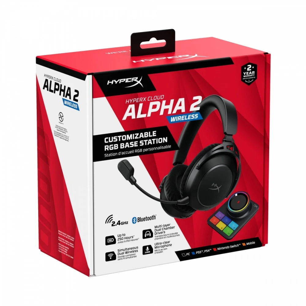 HyperX Ausinės AJ5C7AA / Cloud Alpha 2 Juodas