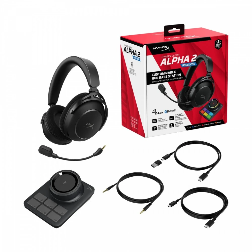 HyperX Ausinės AJ5C7AA / Cloud Alpha 2 Juodas