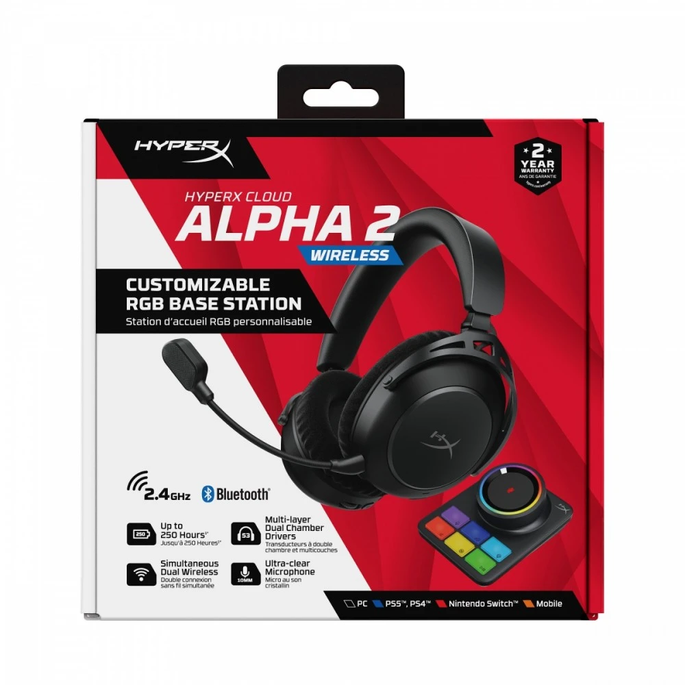 HyperX Ausinės AJ5C7AA / Cloud Alpha 2 Juodas