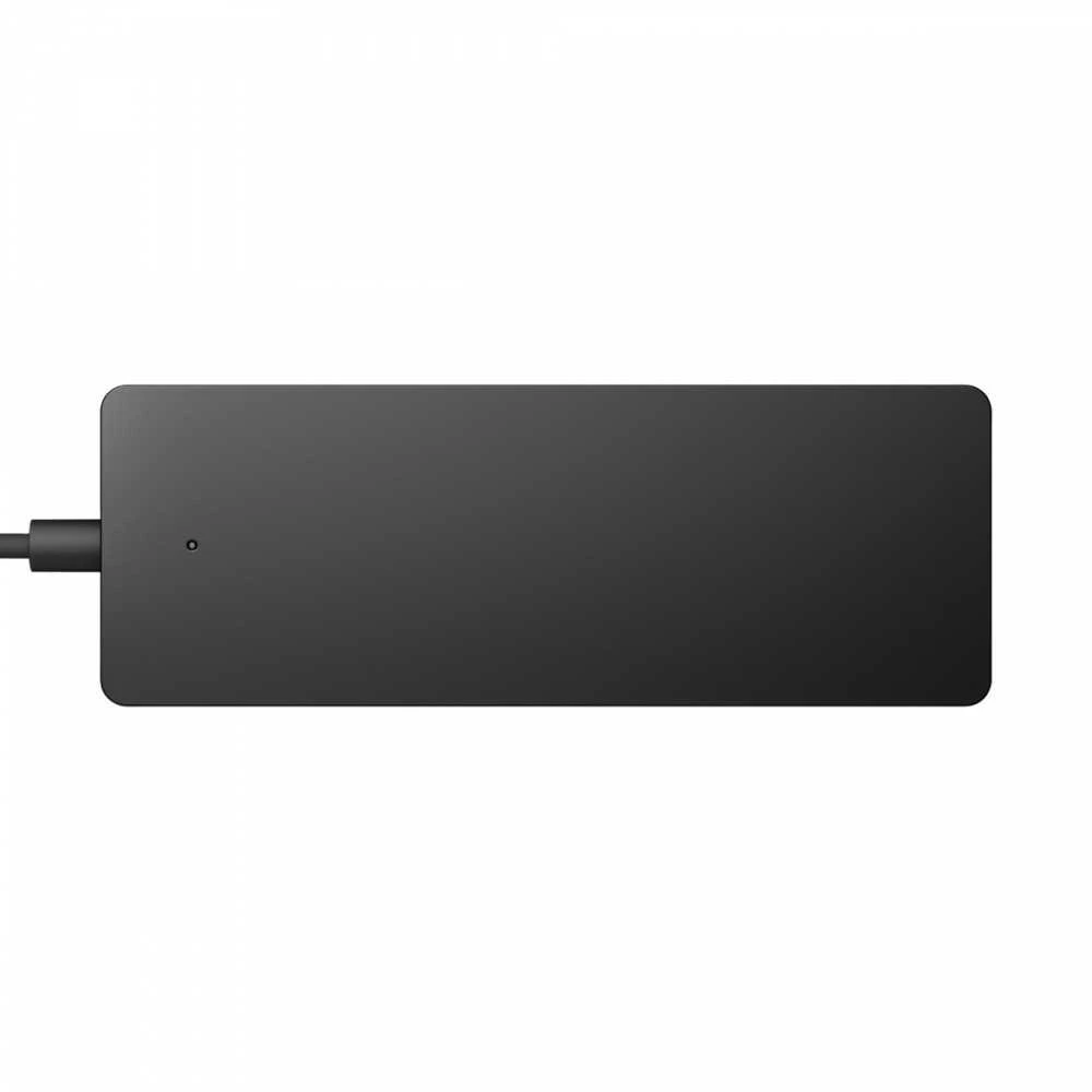 HP USB-C šakotuvas, vaizdas iš viršaus su laidu