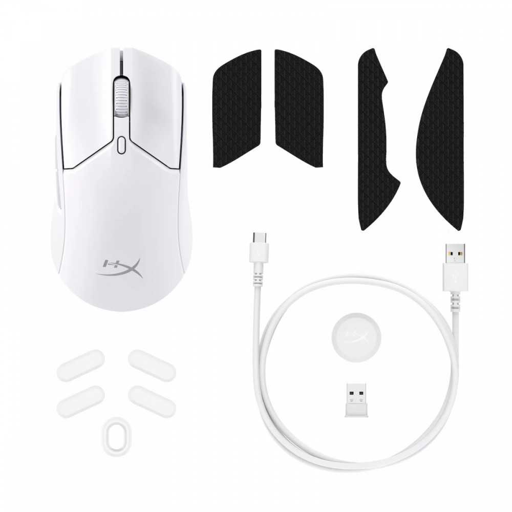 HyperX Pelė „Pulsefire Haste 2“ balta 6n0a9aa