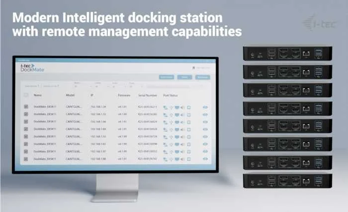 I-tec docking stotelė su nuotolinio valdymo programine įranga