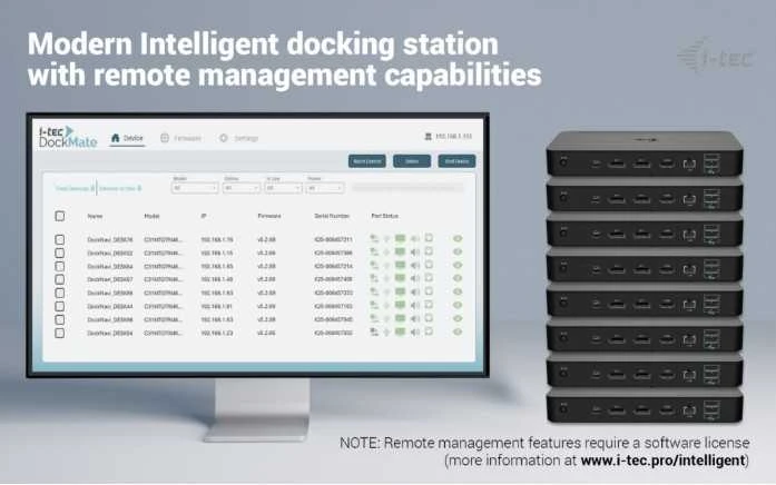 I-tec USB-C Intelligent Triple Ekranas Dock PD100W