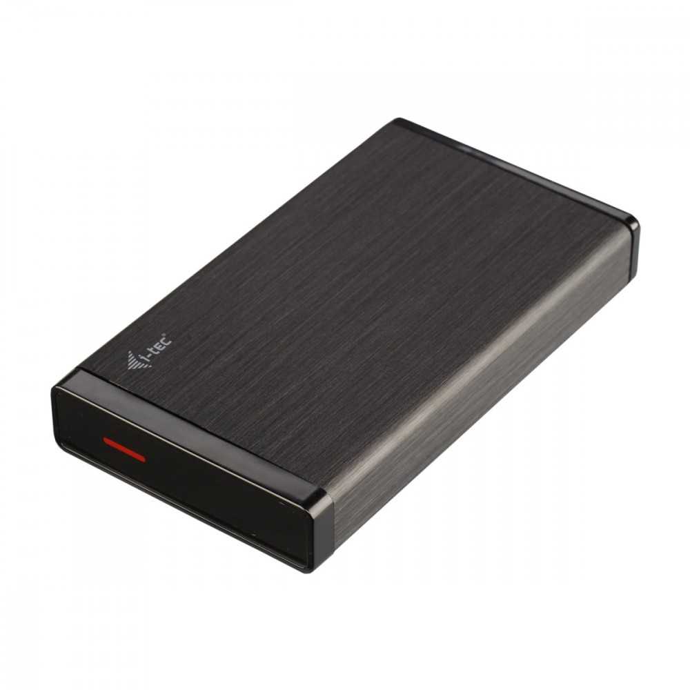 I-tec Mysafe Advanced 3.5" usb 3.0 išorinis dėklas HDD ir ssd diskams sata ii iii juodas aliuminis