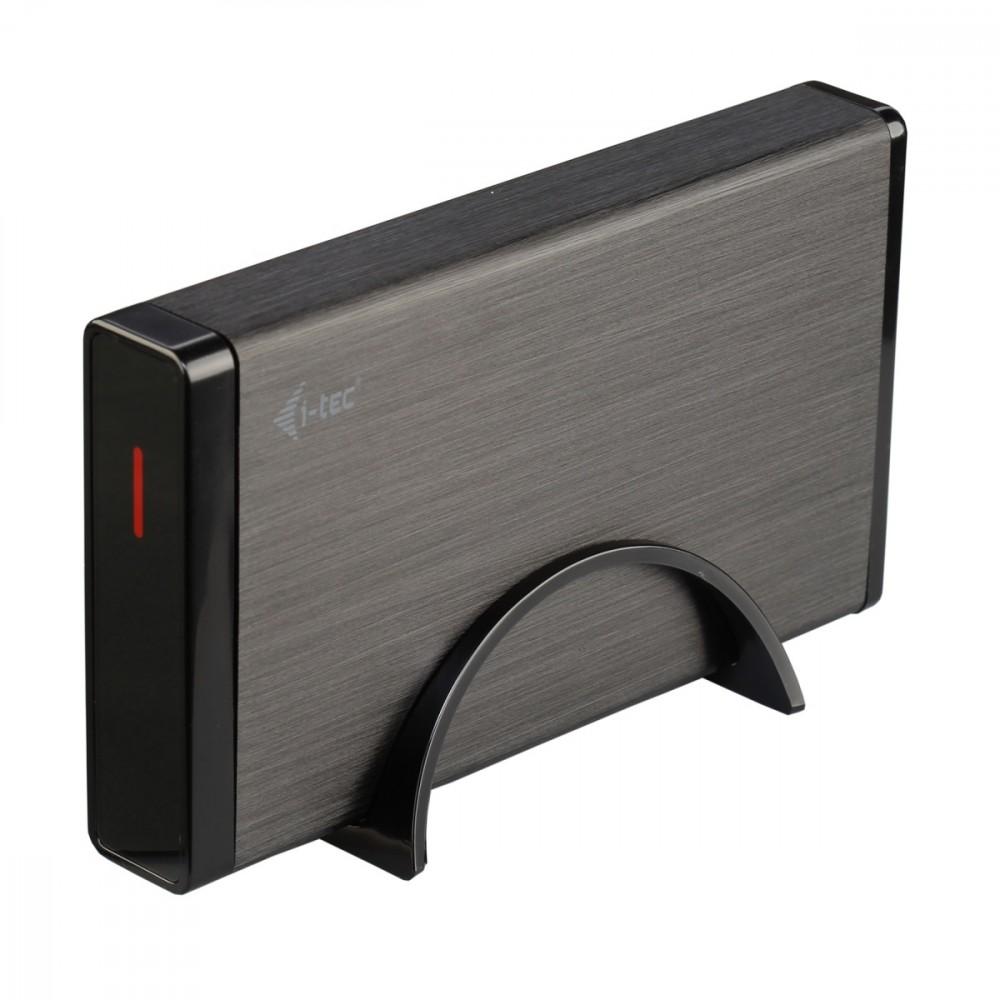 Serveris I-tec MYSAFE35U401 saugojimo diskų korpusas 3.5" HDD korpusas Juoda, Metalinis