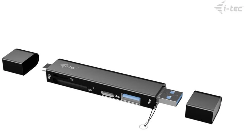 I-tec USB-C / USB-A adapteris SD TF 2x USB 1x USB-A 1x USB-C