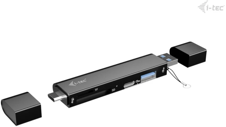 I-tec USB-C / USB-A adapteris SD TF 2x USB 1x USB-A 1x USB-C
