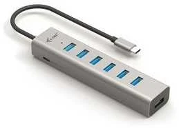 I-tec Stebulės usb-c įkrovimo metalinis stebulės 7 prievadas