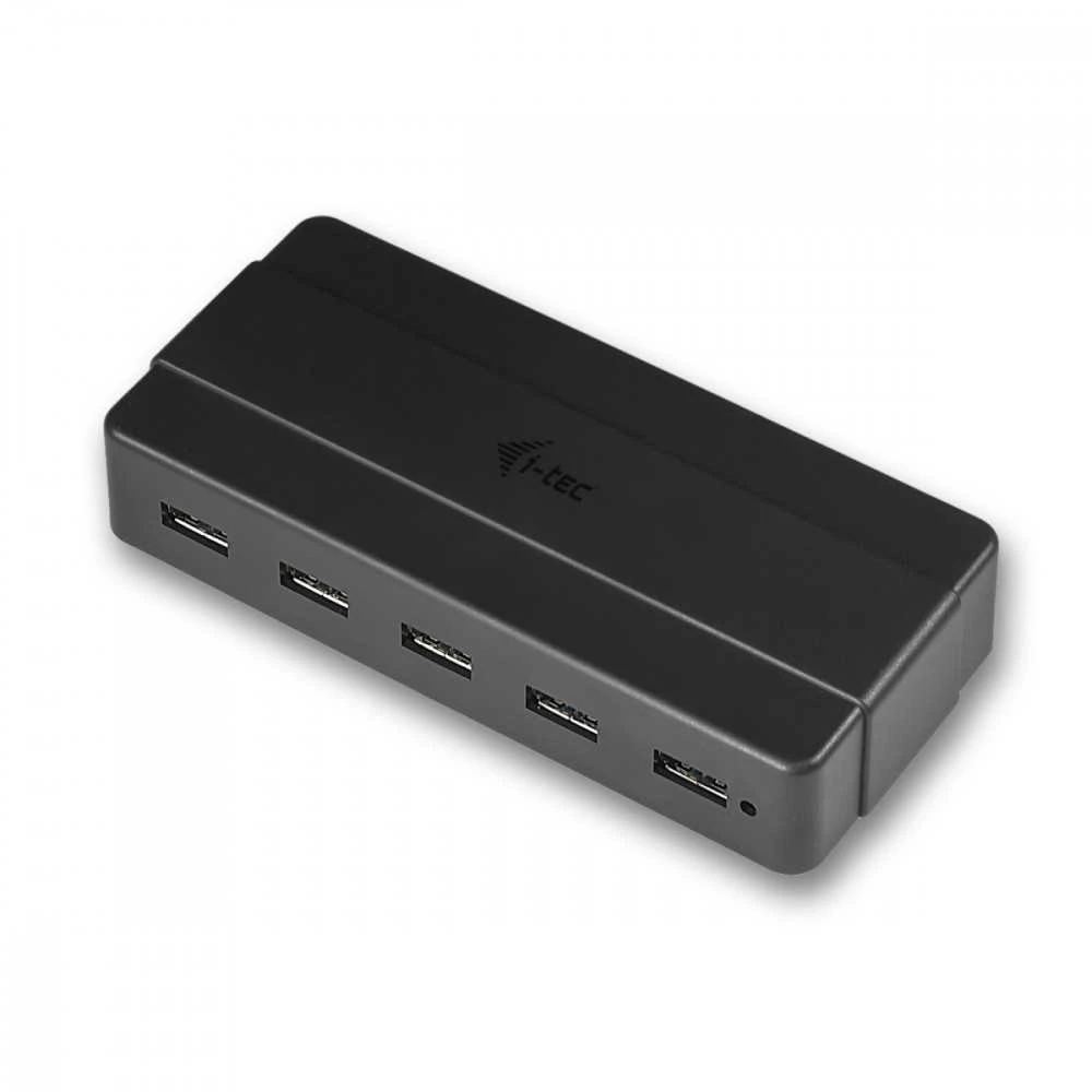 I-tec U3HUB742 sąsajos šakotuvas USB 3.2 Gen 1 (3.1 Gen 1) Type-B 5000 Mbit/ai Juoda