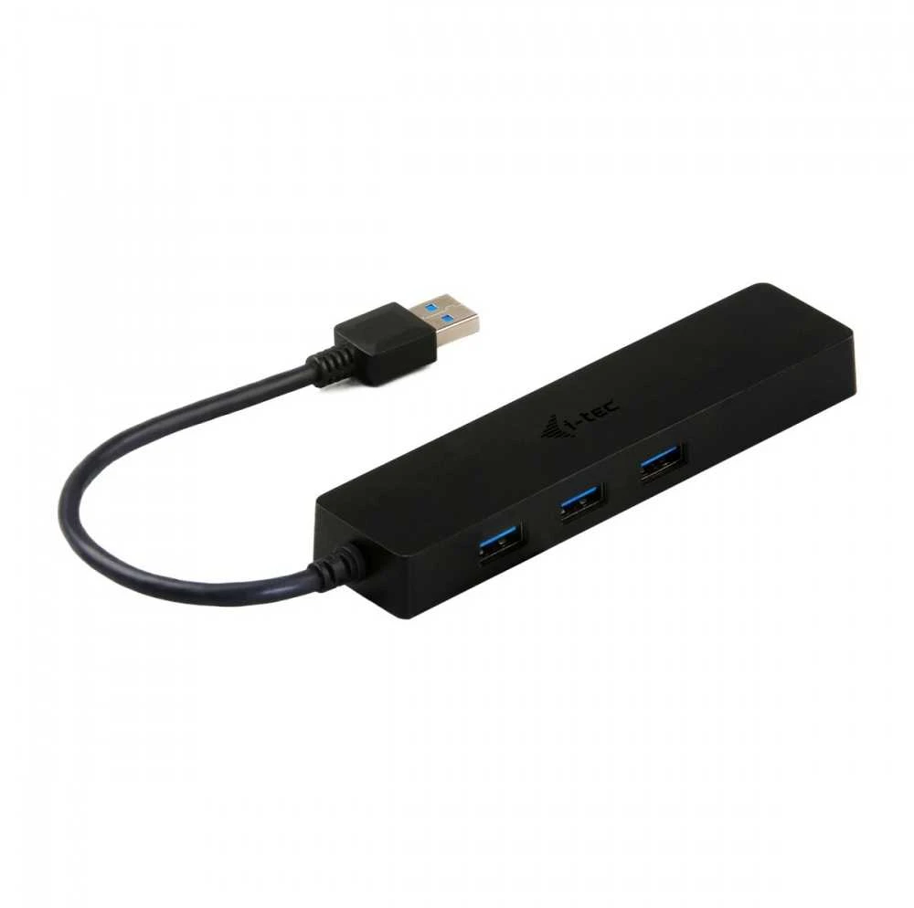 I-tec Advance U3GL3SLIM sąsajos šakotuvas USB 3.2 Gen 1 (3.1 Gen 1) Type-A Juoda