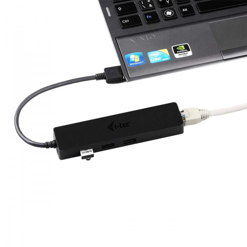 I-tec Advance U3GL3SLIM sąsajos šakotuvas USB 3.2 Gen 1 (3.1 Gen 1) Type-A Juoda
