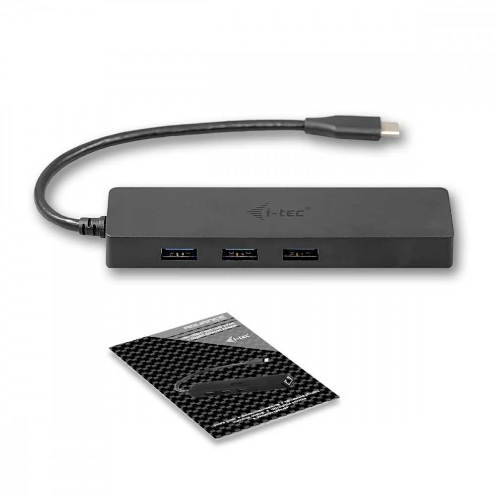 I-tec Advance C31GL3SLIM sąsajos šakotuvas USB 3.2 Gen 1 (3.1 Gen 1) Type-C 5000 Mbit/ai Juoda