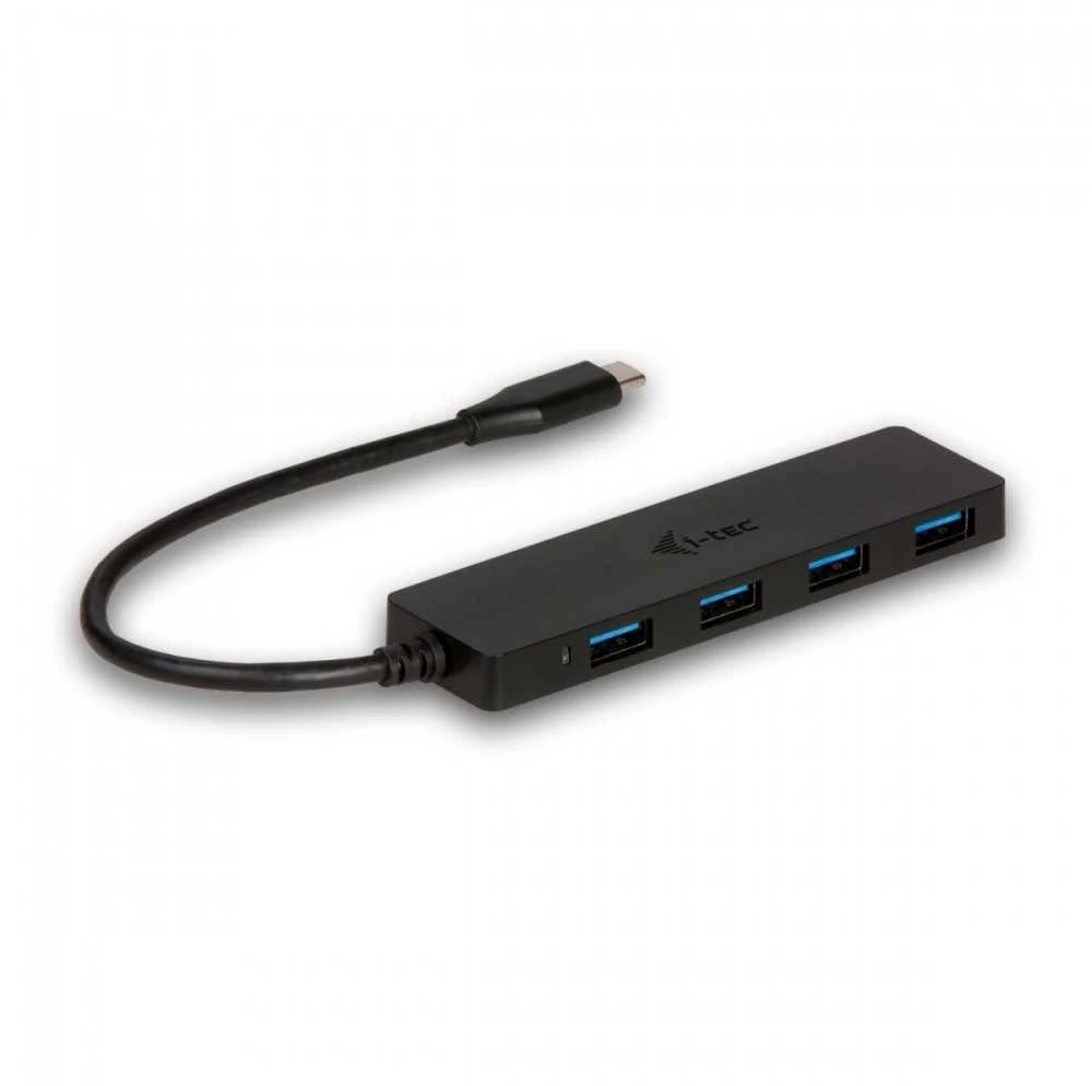 HP I-tec Advance C31HUB404 sąsajos šakotuvas USB 3.2 Gen 2 (3.1 Gen 2) Type-C 5000 Mbit/ai Juoda