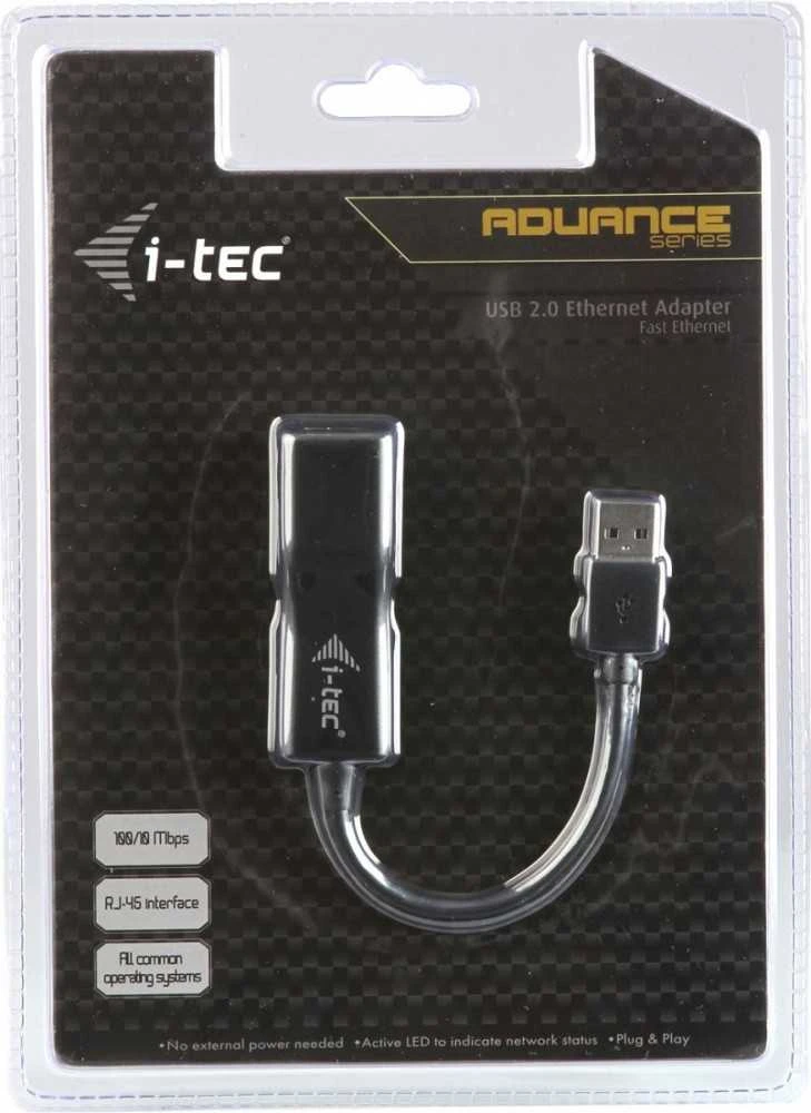 I-tec Išorinė USB 2.0 sparčiojo eterneto 100/10mbps tinklo plokštė