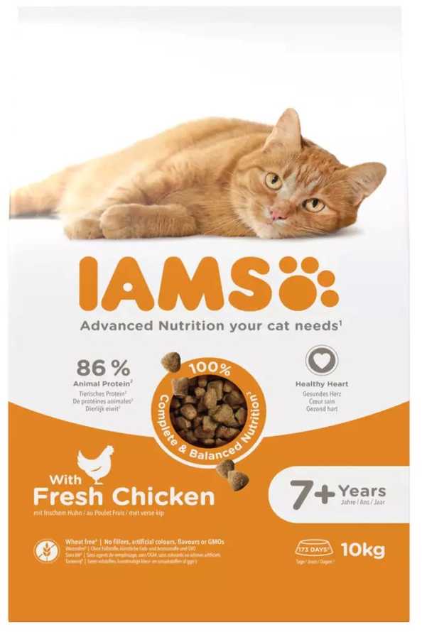 Sausas Kačių Maistas - IAMS Advanced Nutrition Senior, 10 kg