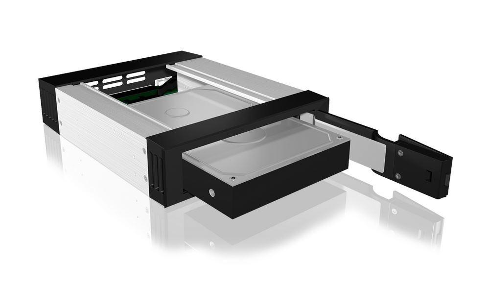 ICYBOX IB-158SSK-B Icy Box montavimo adapteris 5,25 skirtas 3,5 SATA HDD, juodas