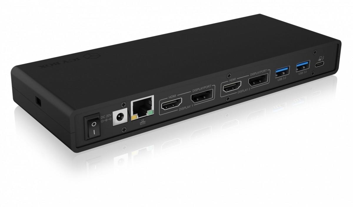 Raidsonic | ICY BOX 13-in-1 USB 3.0 Type-A + Type-C Dock | IB-DK2245AC | Įkrovos stotelė