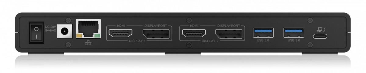 Raidsonic | ICY BOX 13-in-1 USB 3.0 Type-A + Type-C Dock | IB-DK2245AC | Įkrovos stotelė