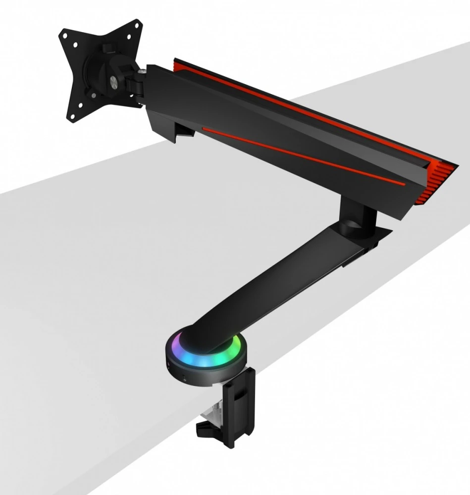 ICY BOX Laikiklis su USB HUB i RGB