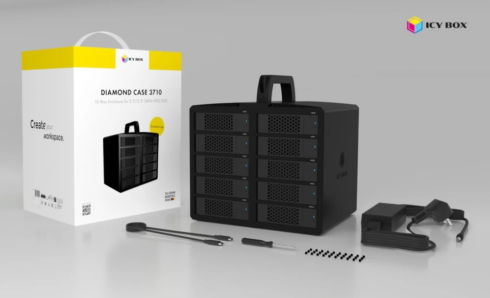 „Icy Box Diamond Case 3710“ kišeninis dėklas (61196)