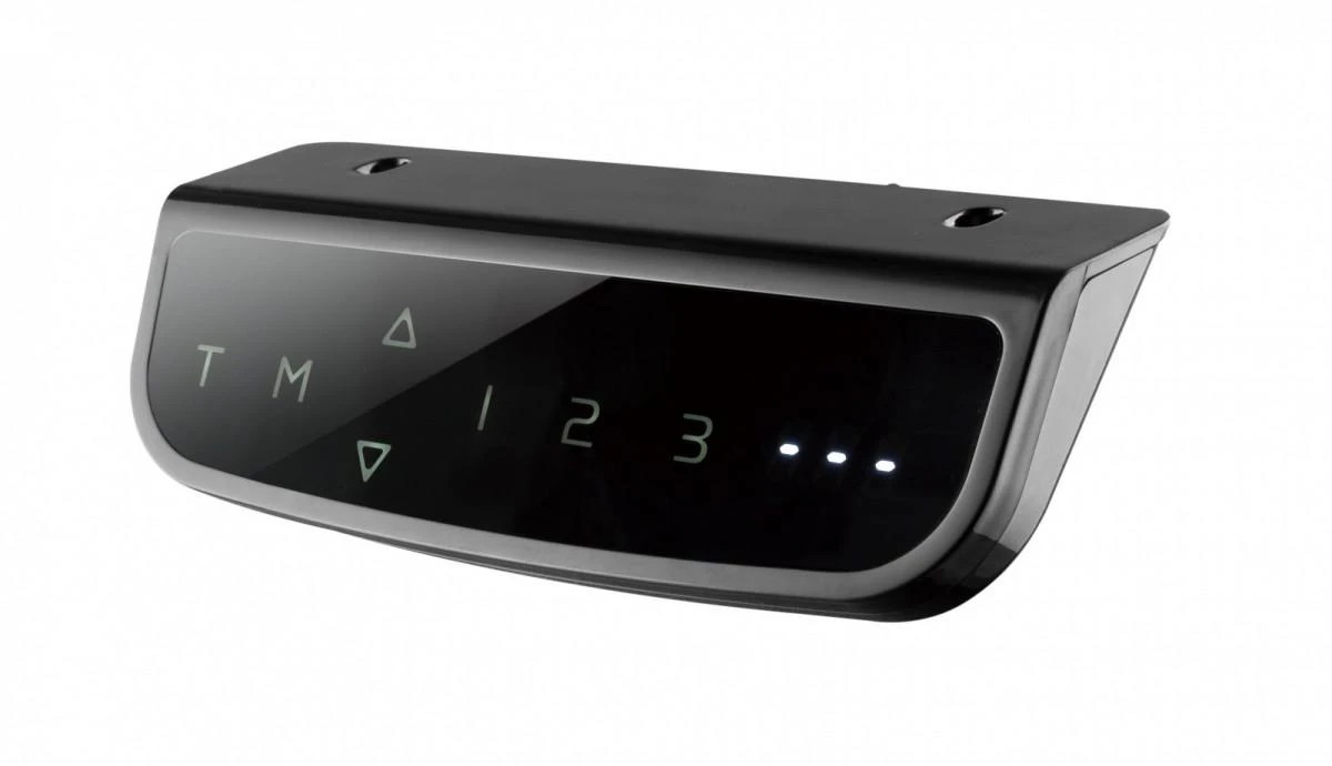 Icy Box RaidSonic ICYBOX IB-EW205B-T Ergonomiškas stalo rėmas Motorizuotas sprendimas sėdėti / stovėti su BIFMA sertifikatu