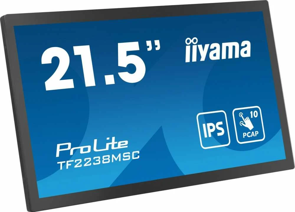Monitorius „Iiyama TF2238MSC-B1“ – skaitmeninė A formos plokštė – 55,9 cm (22") – LED – 1920 x 1080 pikselių