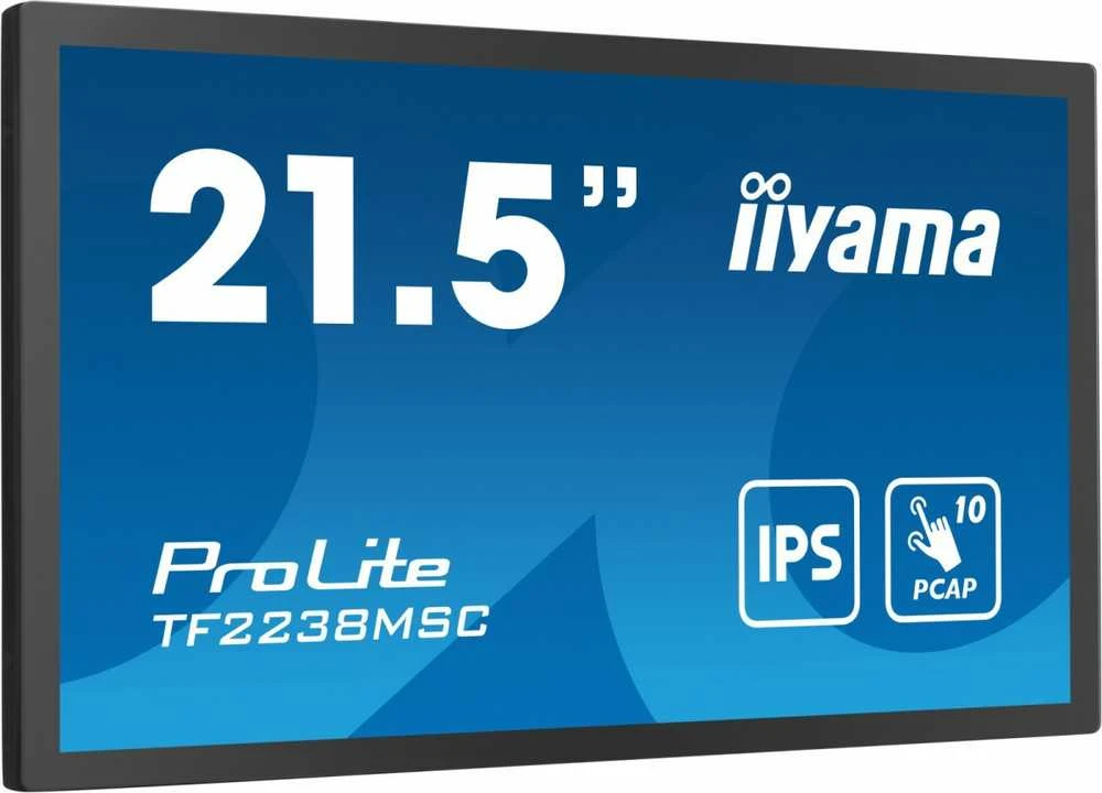 Monitorius „Iiyama TF2238MSC-B1“ – skaitmeninė A formos plokštė – 55,9 cm (22") – LED – 1920 x 1080 pikselių