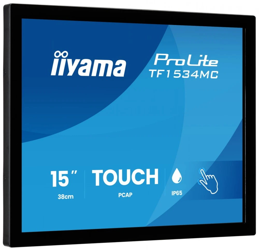 Monitorius iiyama 38.0cm (15'') 4:3 M-Touch HDMI+DP (TF1534MC-B8X)