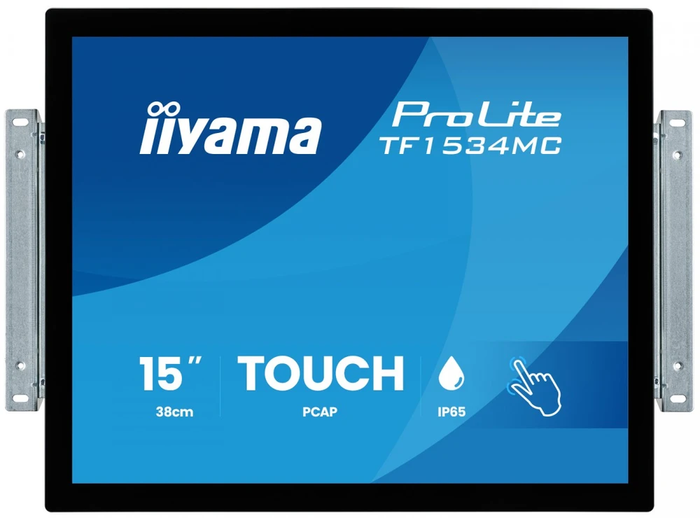 Monitorius iiyama 38.0cm (15'') 4:3 M-Touch HDMI+DP (TF1534MC-B8X)