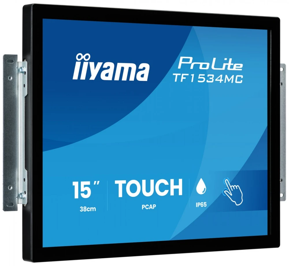 Monitorius iiyama 38.0cm (15'') 4:3 M-Touch HDMI+DP (TF1534MC-B8X)