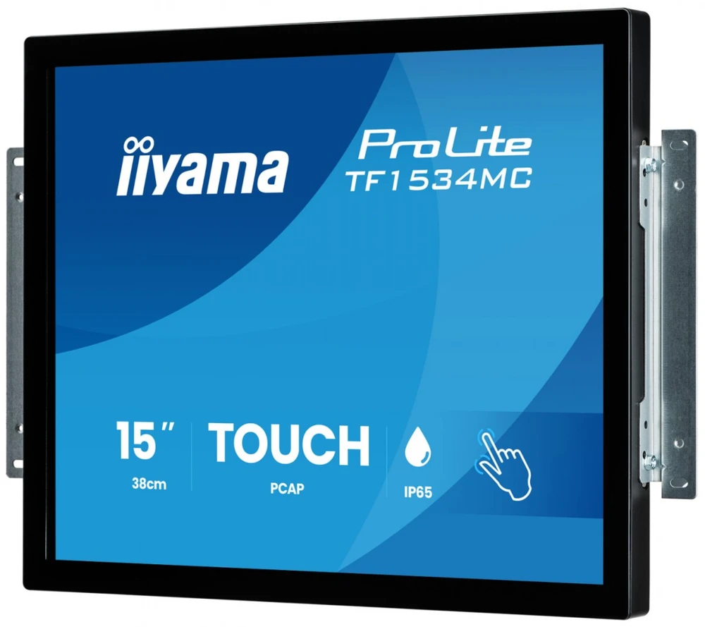 Monitorius iiyama 38.0cm (15'') 4:3 M-Touch HDMI+DP (TF1534MC-B8X)