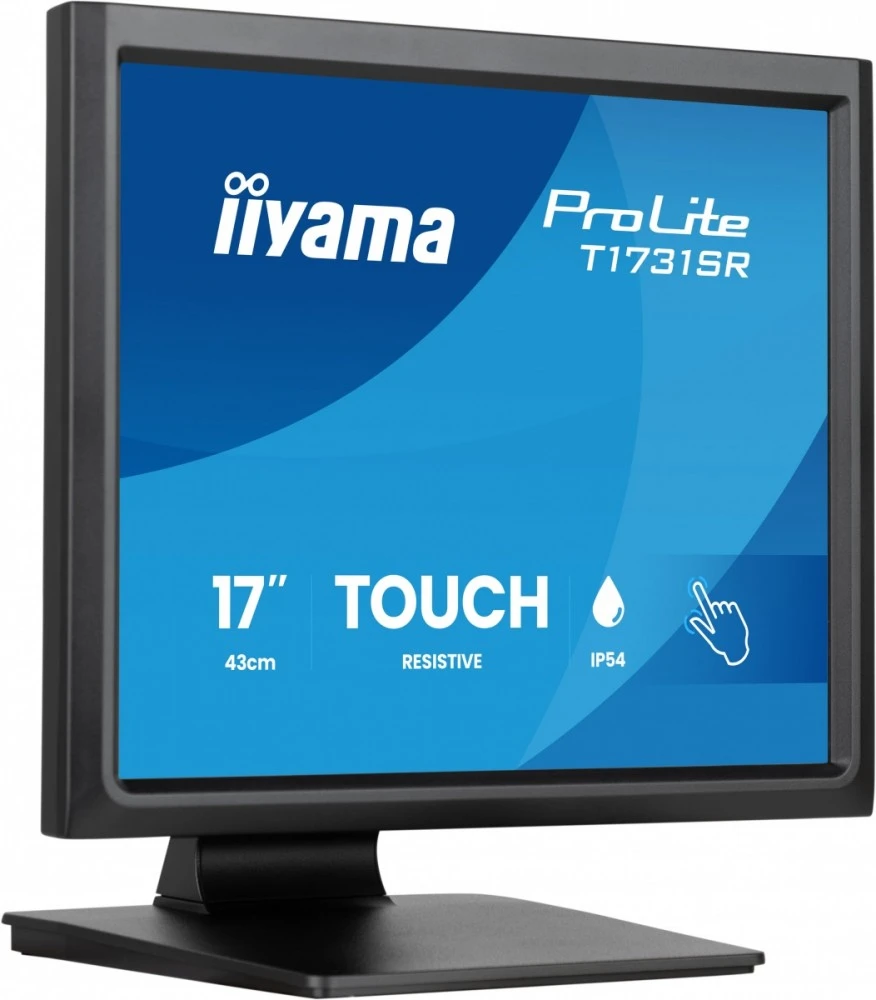 Iiyama Monitorius 17 cali prolite t1731sr-b2s tn,resistive,hdmi,dp,vga,250cd,1000:1, 5ms