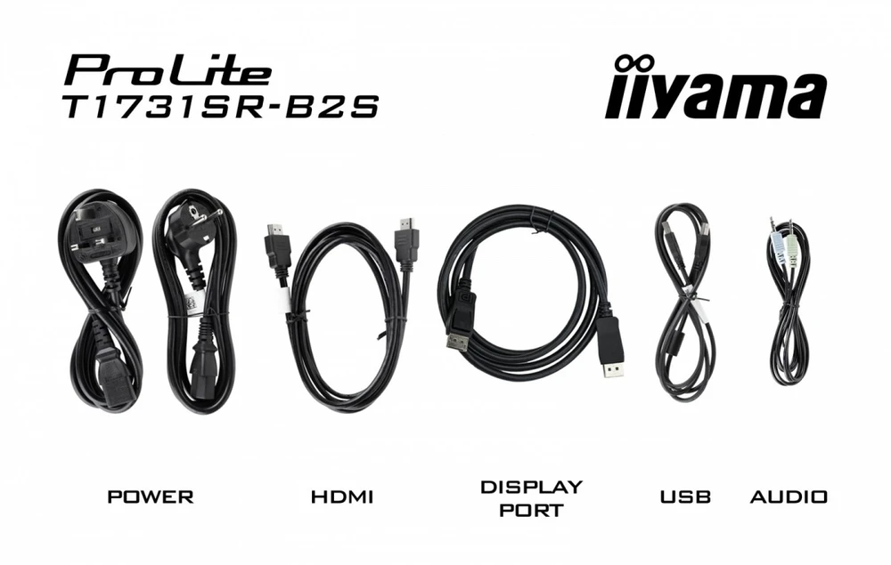 Iiyama Monitorius 17 cali prolite t1731sr-b2s tn,resistive,hdmi,dp,vga,250cd,1000:1, 5ms