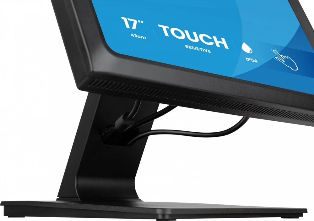 Iiyama Monitorius 17 cali prolite t1731sr-b2s tn,resistive,hdmi,dp,vga,250cd,1000:1, 5ms